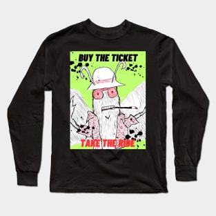 Hunter S. Mothman TICKET Long Sleeve T-Shirt